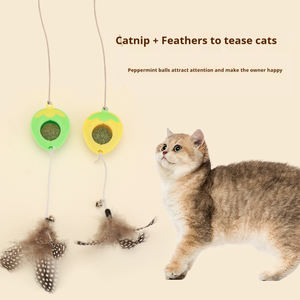 Мультяшный стиль, Пластиковые Мячи Для кошачьей мячи, жевательные игрушки для домашних животных, самодельные вращающиеся секс-игрушки для кошек - Product Image 2