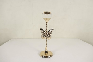 Grand chandelier en métal à double pilier en forme de papillon pour mariage, décoration de table, ornement artisanal - Product Image 6