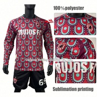 Vente de gros Vêtements en maillot à sublimation personnalisée Accessoires d'entraînement Equipement d'uniforme pour hommes Vêtements de football