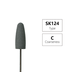 Ensemble de 3 embouts de polissage en silicone de 10,0 mm pour ponceuse à ongles, outil de pédicure en forme de balle de 3/32 pouces, grain M - Product Image 4
