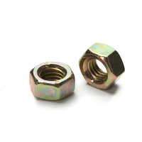 Mur Baut Hexagonal Baja Karbon Berlapis Seng Kuning Din934