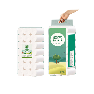 Giấy vệ sinh cuộn giấy nguyên chất từ bột giấy nguyên sinh, 1-5 lớp, giấy vệ sinh cao cấp - Product Image 3