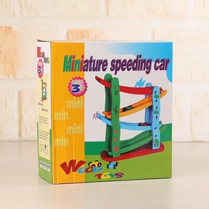 Rampes <span class=keywords><strong>de</strong></span> course en bois originales pour voitures, vente flash, 4 niveaux, jouet en bois pour voiture, un excellent cadeau pour les enfants - Product Image 6