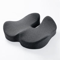 Vente chaude breveté coccyx orthopédique mousse à mémoire de forme coussin de chaise de bureau oreillers lombaires confortables et coussins de siège soulagement de la douleur