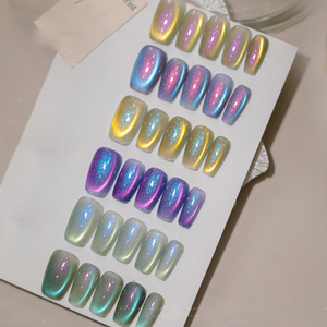 AILANUO alta calidad 15ml 6 colores Northern Light ojo de gato UV Gel esmalte de uñas con LED/UV cura vegano y no tóxico lujo DIY Set - Product Image 1