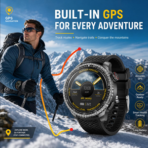 SENBONO MAX88 สมาร์ทวอทช์ GPS พร้อมระบบ GPS สองความถี่  พร้อมเข็มทิศ  ตัวติดตามการออกกำลังกาย  กันน้ำ <span class=keywords><strong>5</strong></span> ATM นาฬิกาสมาร์ทวอทช์ GPS สำหรับผู้ชาย - Product Image 2