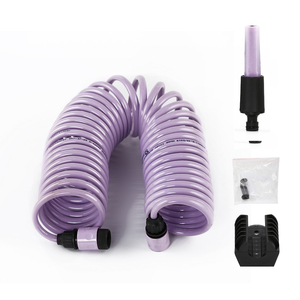 Good <strong>Extend</strong> Spring Coil Plastic <strong>Hose</strong> for Garden Watering 10m Lightweight Flexible - Product Image 4