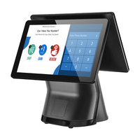Terminal de máquina Android de 15,6 pulgadas y 11,6 pulgadas, dispositivo de impresión con pantalla Dual POS, Windows, restaurante, Pc, sistema Pos