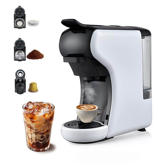 Coffee Powder Machines Automatic 3in1Macchiato Cafe Maker Capsules Pod Maker Machine