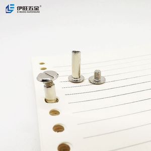 YIWANG ventes d'usine M5 * 20 Nickel reliant les clous de livre vis de reliure - Product Image 5