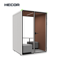 Cabine mobile d'intérieur insonorisée d'espace de travail de cosse mobile de bureau de conception moderne pour la pièce de studio