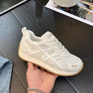 Ou Ruo Dynamic Style Women's Fitness Walking Shoes 2025 Spring New Genuine Leather Mesh Breathable Casual <b>Sports</b> Shoes - Product Image 4