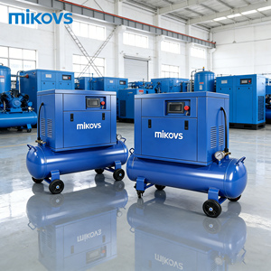 เครื่องอัดอากาศแบบสกรูเงียบ 2 in 1 ขนาด 4 กิโลวัตต์/5.5 กิโลวัตต์/7.5 กิโลวัตต์ 5/7.5/10 แรงม้า สำหรับอุตสาหกรรม ระบายความร้อนด้วยอากาศ ฉีดน้ำมัน ใช้ไฟ 380V/220V - Product Image 4
