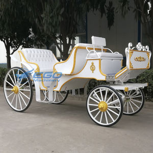 Ekonomik elektrikli atsız düğün tarzı Park gezi arabası satılık çekme tekerlek gezi araç Vintage taşıma - Product Image 3