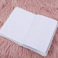 Coffret Cadeau Journal A5 à Couverture Rigide Pailletée avec Stylo Pompon et Carnet à Paillettes Flottantes – Kit de Papeterie Complet