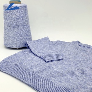 Hot Bán 42% <span class=keywords><strong>Viscose</strong></span> 40% PBT 18% <span class=keywords><strong>Nylon</strong></span> Melange Sunday angora Sợi Mềm Màu Pha Trộn Sợi Cho Đan Nhuộm Áo Len - Product Image 5