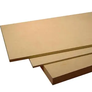 15mm 18mm Melamine MDF Furniture Board Sheet melamine coated mdf board manufacture for furniture