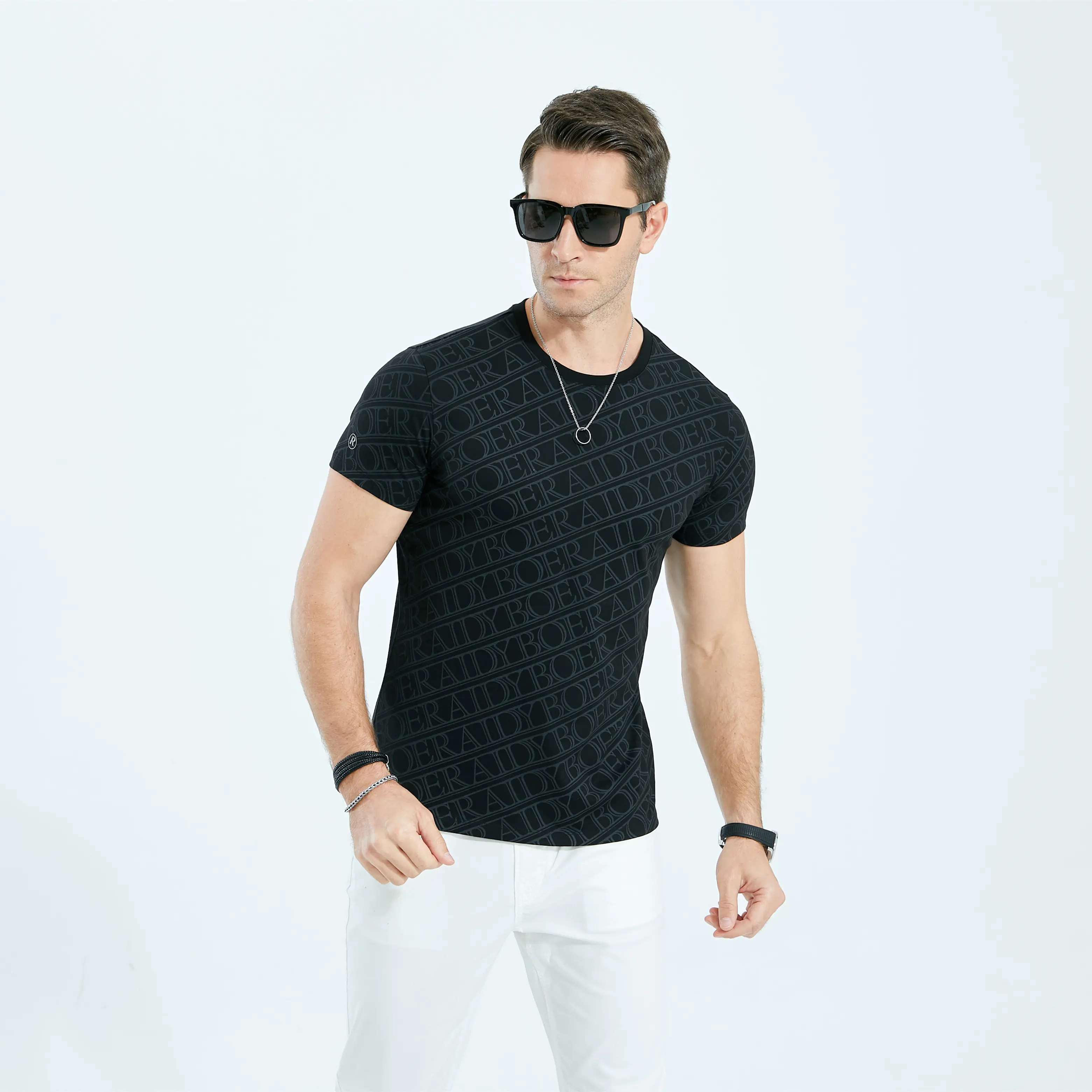 Raidyboer Wholesale mens designers clothing High Quality Mens T shirt streetwear 100% cotton