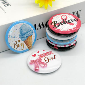 Badges et épingles vierges en fer blanc personnalisables avec logo, vente en gros usine pour événements promotionnels et artisanat - Product Image 1