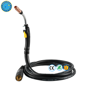 Pistola per saldatura ad aria raffreddata Bnd <span class=keywords><strong>Btb</strong></span> Q30, torcia per saldatura MIG 300A all'ingrosso, connettore Euro, cavo in rame, ricambio per pistola - Product Image 1