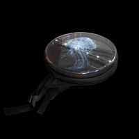 HDFocus 32cm petit ventilateur holographique sac à dos léger ventilateur LED hologramme 3d avec Wi-Fi et contrôle d'application intelligent pour barre d'éducation
