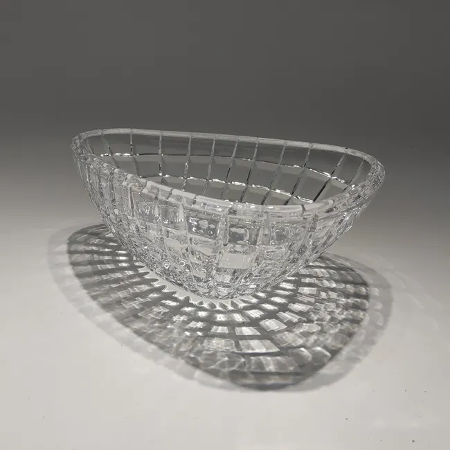 Квадратный компот, 6 дюймов, прозрачная стеклянная чаша для закусок, треугольные стеклянные чаши для смузи со звездой