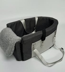 Siège de <span class=keywords><strong>voiture</strong></span> <span class=keywords><strong>pour</strong></span> animaux de compagnie élégant et luxueux avec accoudoir, design à carreaux, imperméable, chaud et élégant - Product Image 6