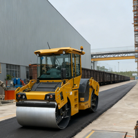 XD105TC Rouleau vibratoire tandem 10 tonnes, largeur de travail 2135 mm, 125 kW, compacteur d'asphalte à double tambour pour la construction routière