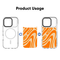 Casing Ponsel Magnetik UV Print dengan Pelat PC Lepas Pasang Logo Kustom Pengisian Daya Nirkabel Anti-Sidik Jari untuk Iphone 15 17 Pro Max