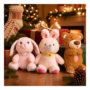 CE ASTM AI Bunny Plush Doll Intelligent Voice Chat Emotional Companion Storytelling Educational Toy for Kids Wholesale - Product Image 1