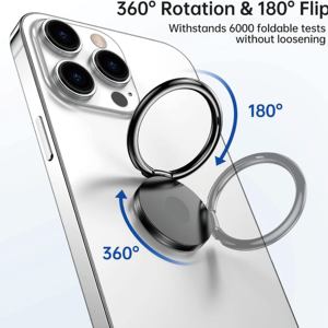 Wholesale 360° Rotating Metal Ring Buckle Customizable Logo Desktop Lazy Stand Mobile Phone Bracket Business Promotional <b>Gift</b> - Product Image 2
