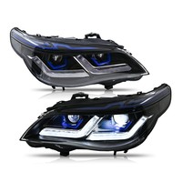 Feux avant LED, accessoires de voiture, adaptés aux systèmes d'éclairage automobile, BMW Série 5 E60 03-10, ensemble de phares, feux LED de voiture