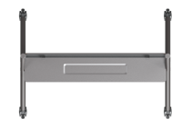 IBoard 55-86 pouces disponible support de télévision mobile support de sol chariot de chariot de télévision affichage tout-en-un avec roues
