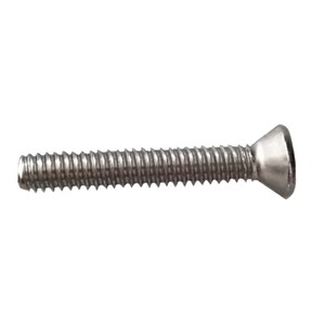 Tornillo de Cabeza Plana Cruzada de Acero Inoxidable, Totalmente Roscado, Clase 8.8, para Aplicaciones en Metal, Estándar DIN - Product Image 2