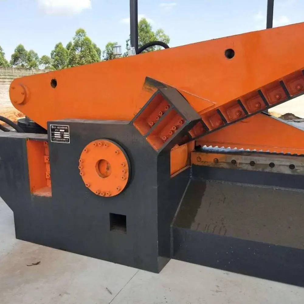 Machine à cisaille hydraulique en 1 tonne, pour utiliser la découpe de l'acier, un cisaille en Alligator