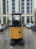 Excavator Mini Crawler SY18U 1,9 Ton, Bucket 0,04m³, Tenaga Mesin 14,6KW, Kabin Terbuka, dan Zero Tail Swing untuk Penggalian Kebun dan Pertanian
