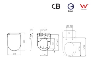 Умное умное электрическое гигиеническое биде - Product Image 2
