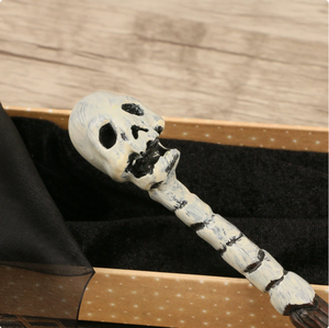 2026 New Styles Costume Accessory Metal Core Resin Collectible <strong>Witch</strong> Wizard Cosplay Magic <strong>Wands</strong> for Halloween Drop Shipping - Product Image 2