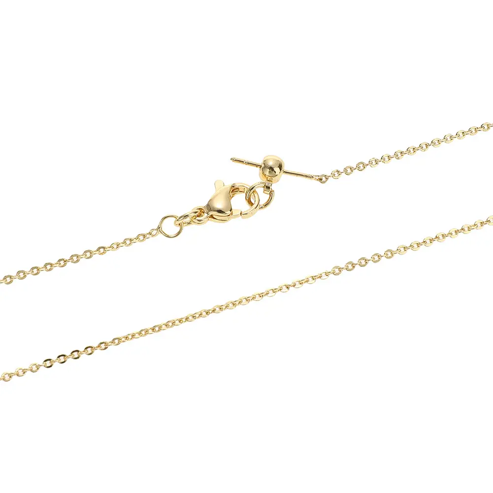 MIENTER nueva mujer joyería cadena chapado en oro 18K 24K aleación de cobre mujeres cadenas collar