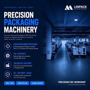 LINPACK เครื่องบรรจุแบบโรตารี่อัตโนมัติความเร็วสูงสำหรับบรรจุอาหาร ขนม กาแฟ ใช้งานง่าย ขายดี - Product Image 5