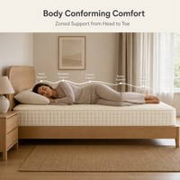 Gel-Memory-Foam-Matratze King Size 12 Zoll Vakuumverpackt für Schlafzimmer Kühlend 3-Zonen-Unterstützung Luxuriös Umweltfreundlich Direktlieferant