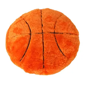 D394 basket-Ball oreiller moelleux en peluche peluche balle lancer doux Durable sport jouet décoration de la chambre Style d'hiver en peluche basket-Ball