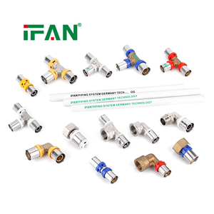 Raccords à sertir en laiton IFAN PEX 16-63 mm NSF/ANSI 61 sans plomb pour <span class=keywords><strong>eau</strong></span> <span class=keywords><strong>potable</strong></span> - Product Image 1