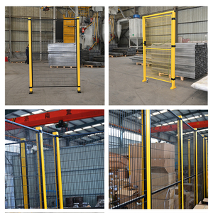 Hoge Kwaliteit Robot Bescherming Schuifdeur Hek Werkplaats Veiligheidshek Met Trellis & Poorten - Product Image 6