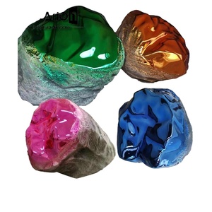 Rocaille en <span class=keywords><strong>pierre</strong></span> simulée fibre de verre <span class=keywords><strong>fausse</strong></span> <span class=keywords><strong>pierre</strong></span> aménagement paysager ornements de sculpture en <span class=keywords><strong>pierre</strong></span> creuse - Product Image 1