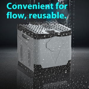 Portable Household Adult <strong>Toilet</strong> Folding Emergency Odor-Proof Mobile <strong>Camping</strong> <strong>Toilets</strong> <strong>with</strong> P-Trap Drainage Car <strong>Camping</strong> Accessory - Product Image 3