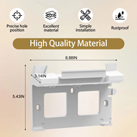 Support mural antistatique robuste pour routeur Starlink Gen3 avec protection ESD et conception en plastique peu encombrante