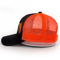 Gorra de camionero de malla de 6 paneles personalizada, gorra deportiva con logotipo bordado, gorras de béisbol ajustadas con estilo para hombre, gorra de calidad 100% algodón