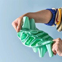 Moule à glaces en silicone à 12 cavités, silicone écologique non toxique, facile à démouler, réutilisable, outil pour desserts glacés faits maison