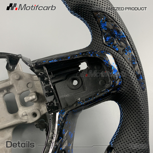 Volante de Fibra de Carbono Forjado Azul Personalizado para Dodge Ram 1500 TRX Rebel X Big Horn 4x4 2500 3500 2021-2026, Mejora del Interior - Product Image 4